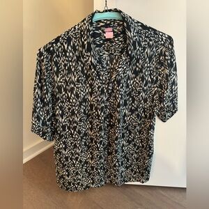 Men’s Zara short sleeve button down shirt